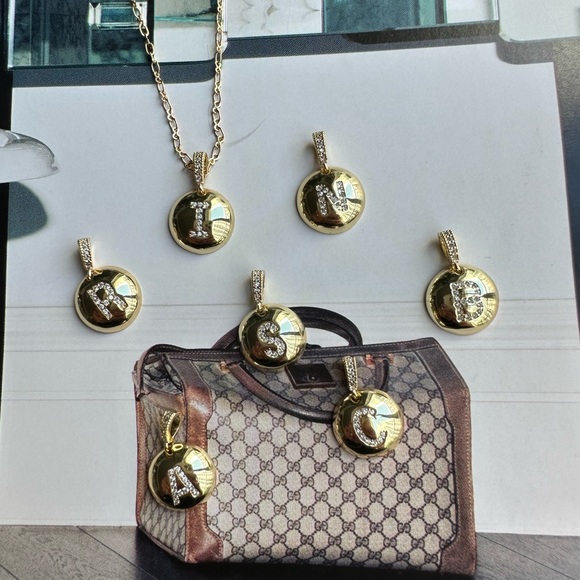 house of she Jewelry - A-Z Letter 18” Gold Necklace - Perfect Gift